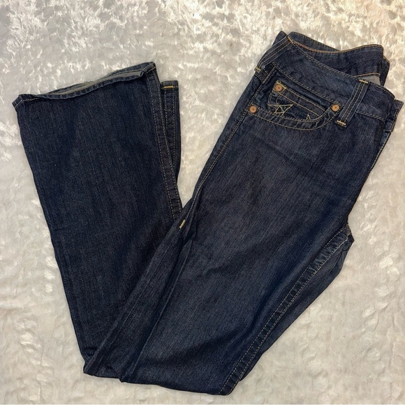 True Religion Becky Bootcut Jeans Dark Wash Size 32 USA - Picture 4 of 13